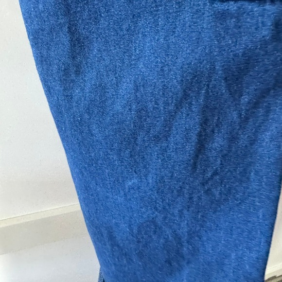 Liberty Overalls Denim Blue Bib Style Classic Workwear Zip Front Pockets 40 X 32 - Picture 10 of 16